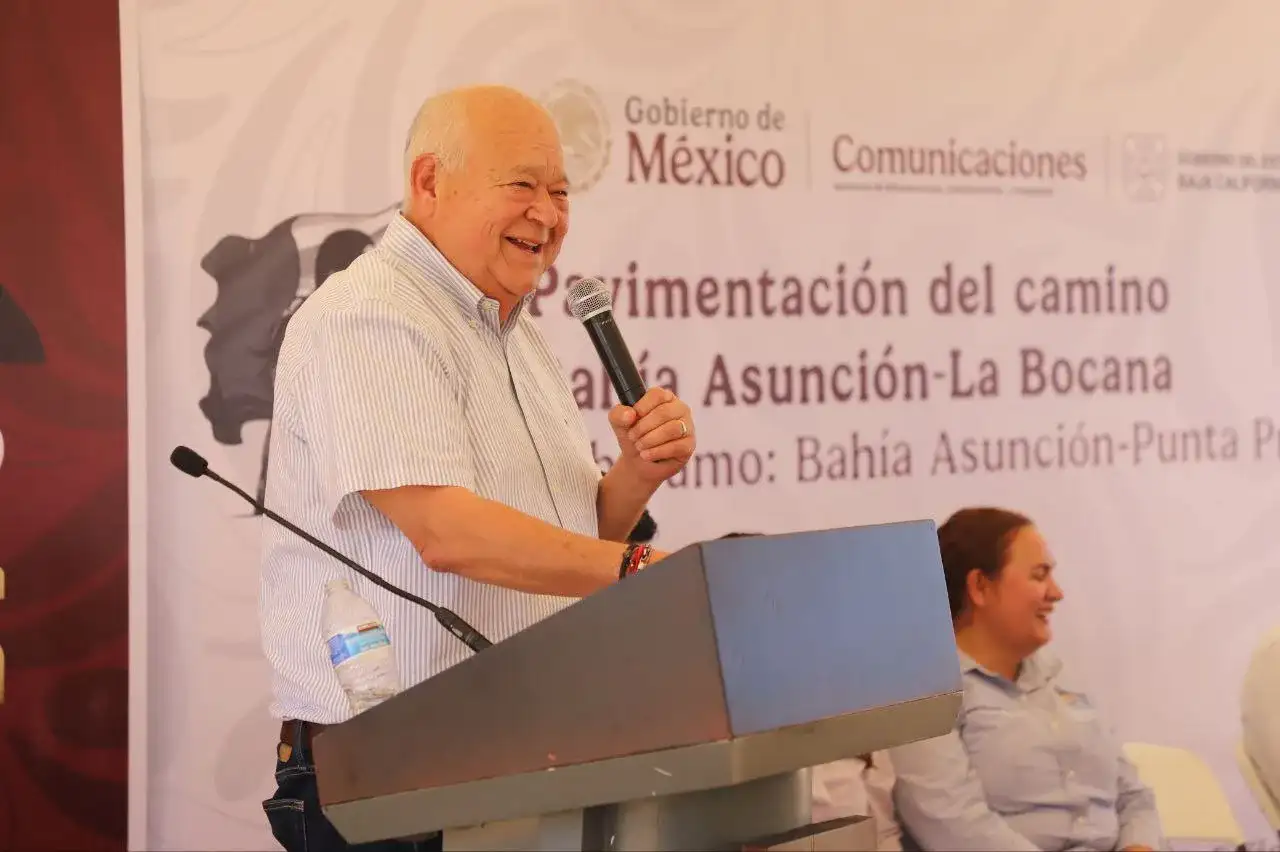 Inicio de obras de pavimentación en carretera de Baja California Sur