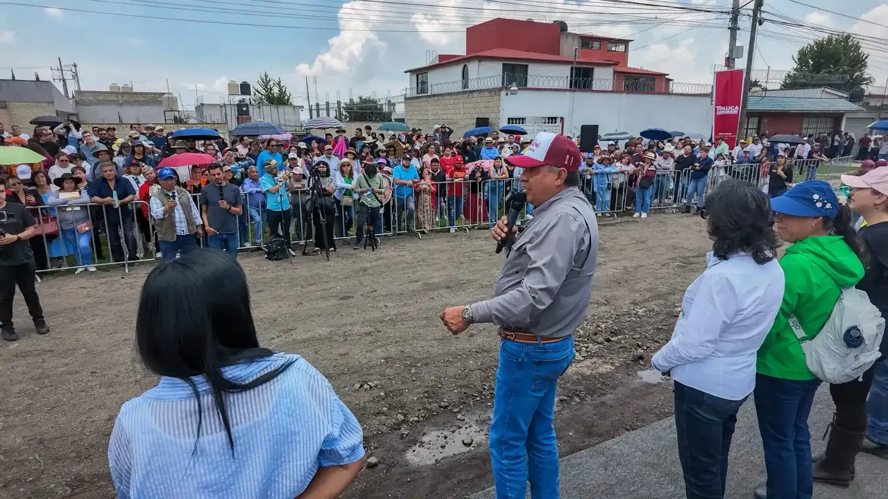Obras de rehabilitación en la calle Ignacio Rayón en Toluca