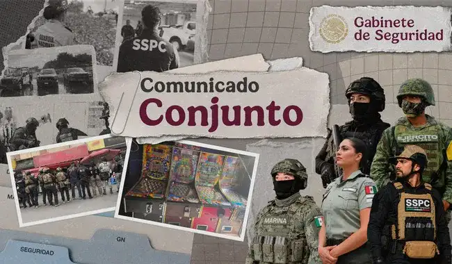 Máquinas tragamonedas aseguradas durante un operativo en la Ciudad de México
