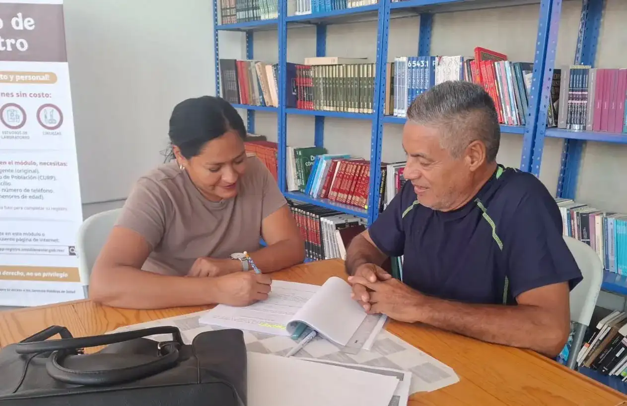 Estudiantes en un aula de Baja California Sur