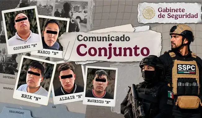 Autoridades durante un operativo de seguridad en el Estado de México