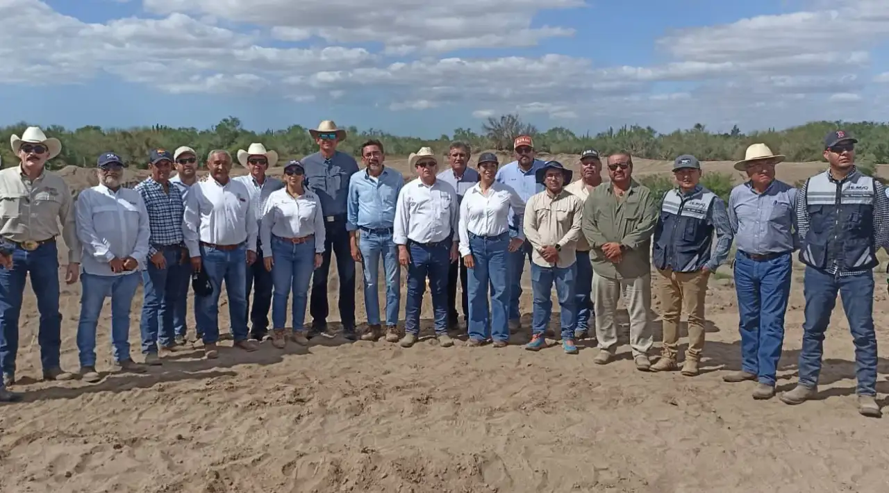 Obras hidráulicas en el arroyo Las Bramonas, Valle de Santo Domingo, Comondú