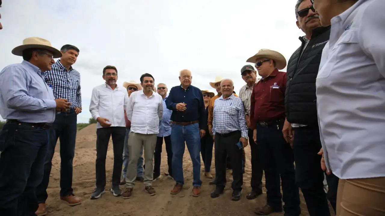 Infraestructura de una presa y obras hidráulicas en Baja California Sur