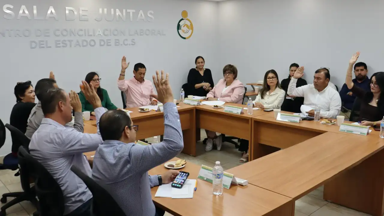Sesión de la Junta de Gobierno de los Centros de Conciliación Laboral de Baja California Sur