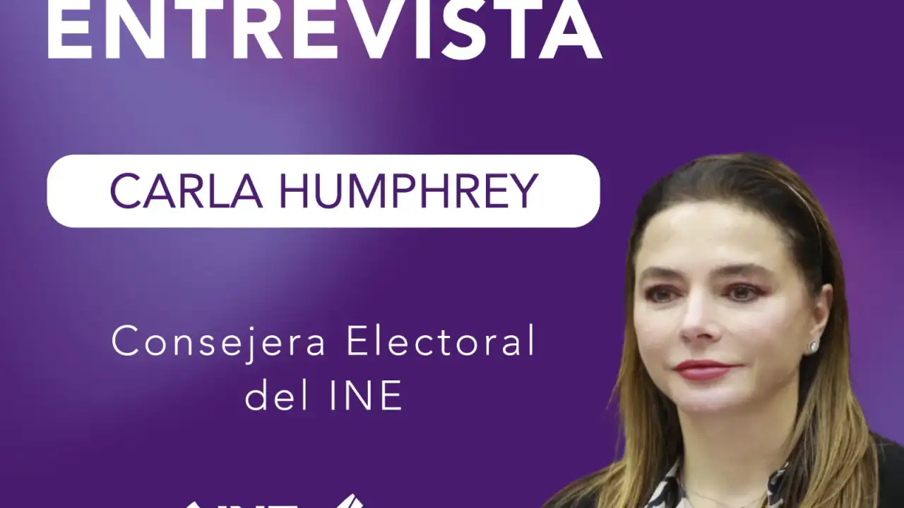 Consejera del INE Carla Humphrey habla en entrevista
