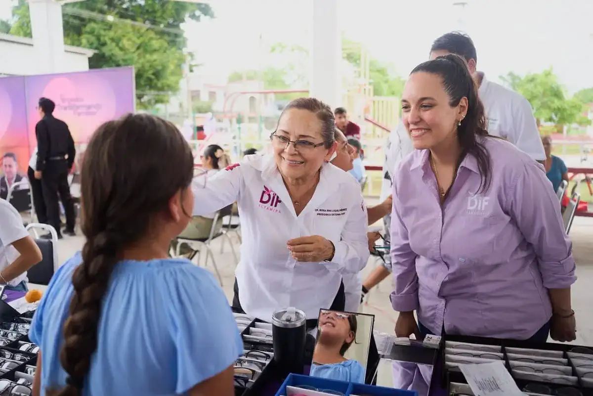 Corredor de la Salud en parque Satélite de Altamira, Tamaulipas