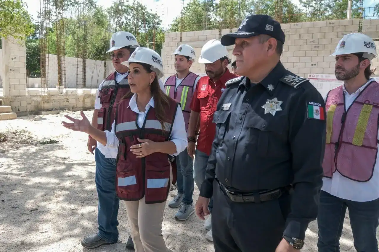 Construcción de un cuartel de seguridad en Cozumel