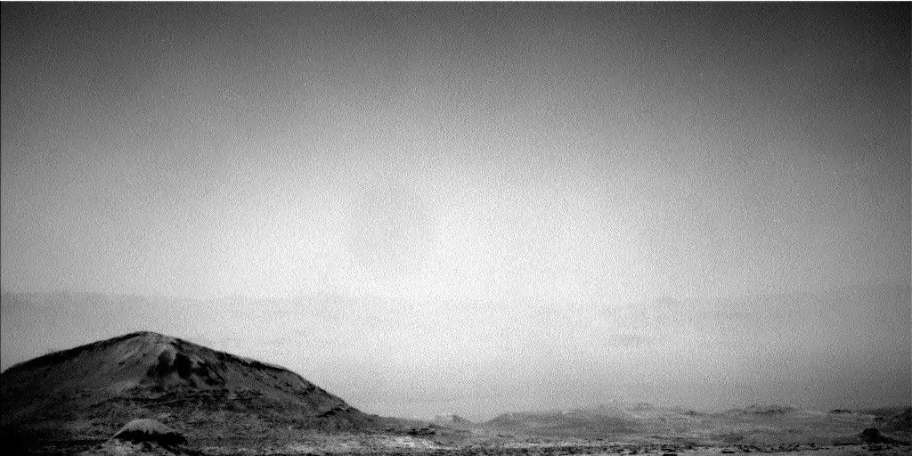 Imagen del rover Curiosity de la NASA en la superficie de Marte.