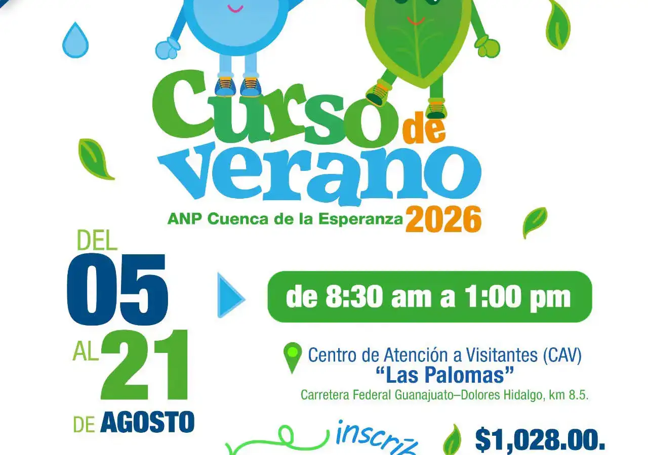 Niños realizando actividades al aire libre en un vivero forestal en Guanajuato
