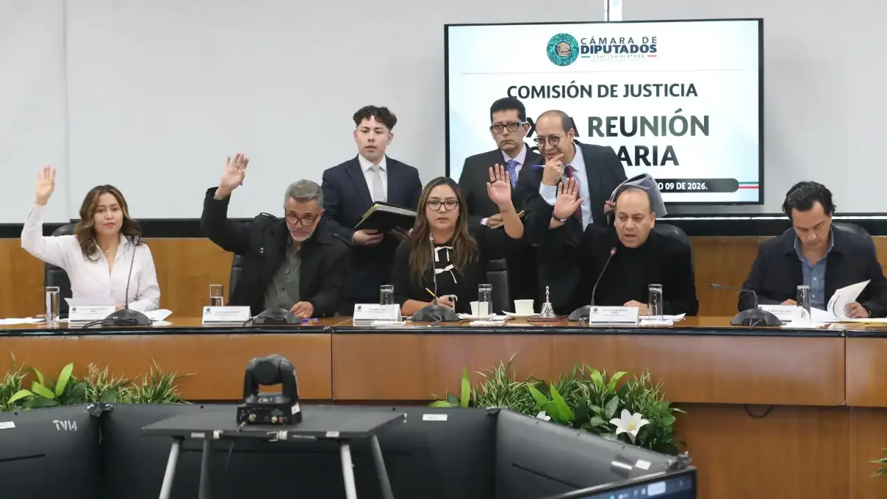 Sesión de la Comisión de Justicia en la Cámara de Diputados