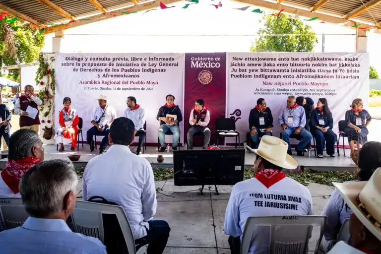Asamblea regional con comunidades y autoridades tradicionales en El Fuerte, Sinaloa