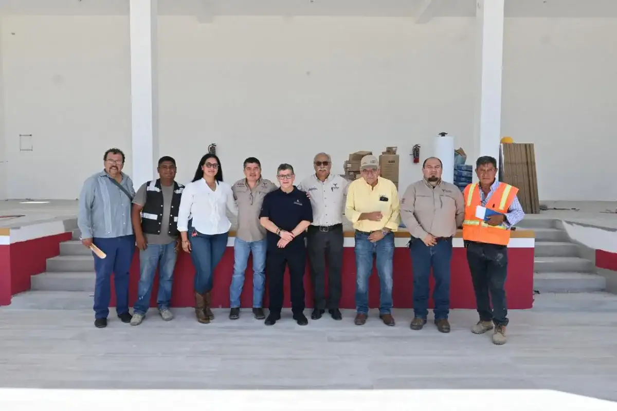 Construcción de estación cuarentenaria en Mainero, Tamaulipas