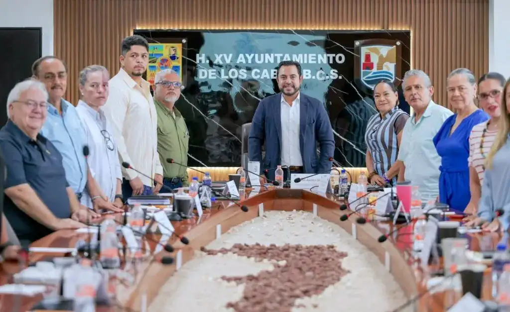 Sesión del comité técnico del Fideicomiso de Saneamiento en Los Cabos