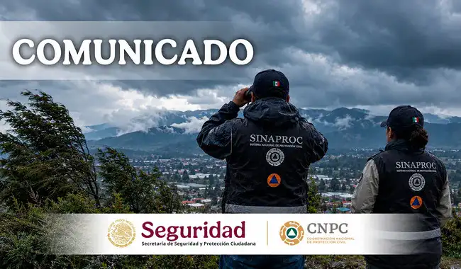 Cielo nublado y lluvia sobre una ciudad del noroeste de México