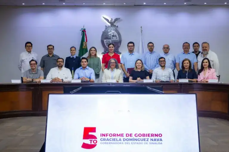 Reunión de la gobernadora con su gabinete en Sinaloa