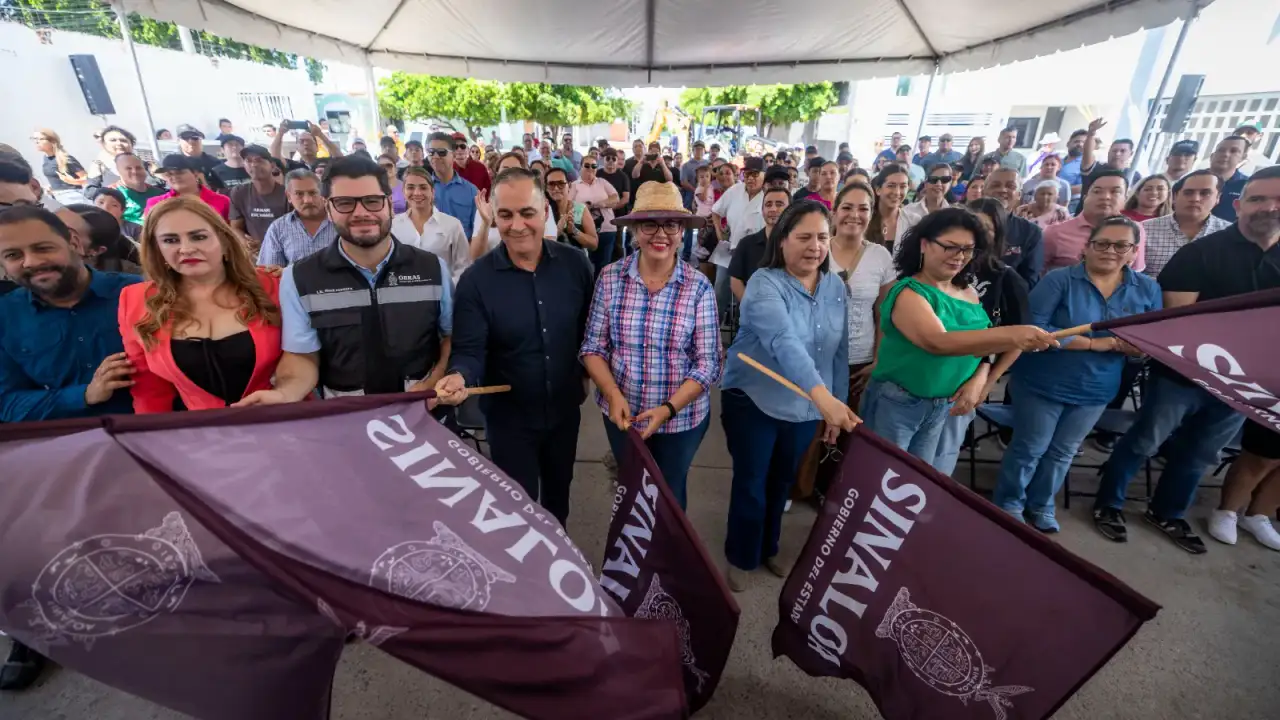 Gobernadora de Sinaloa supervisa obras en Mazatlán