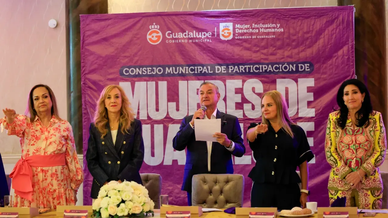 Mujeres en la instalación del Consejo Municipal de Participación de las Mujeres en Guadalupe