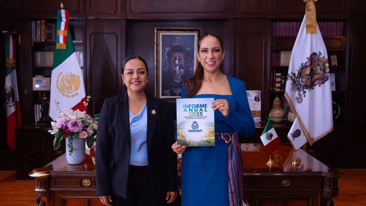 Entrega del informe anual de la PAOT a la gobernadora de Guanajuato