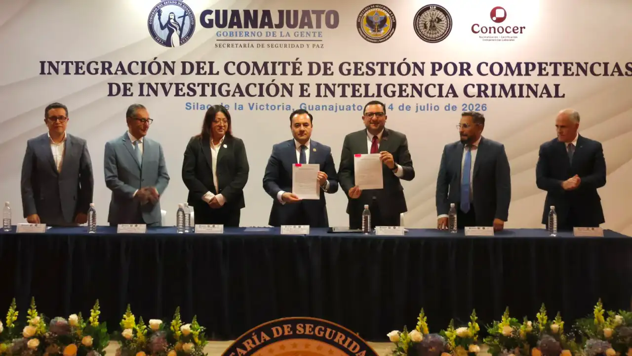 Reunión del Comité de Gestión por Competencias de Investigación e Inteligencia Criminal en Guanajuato