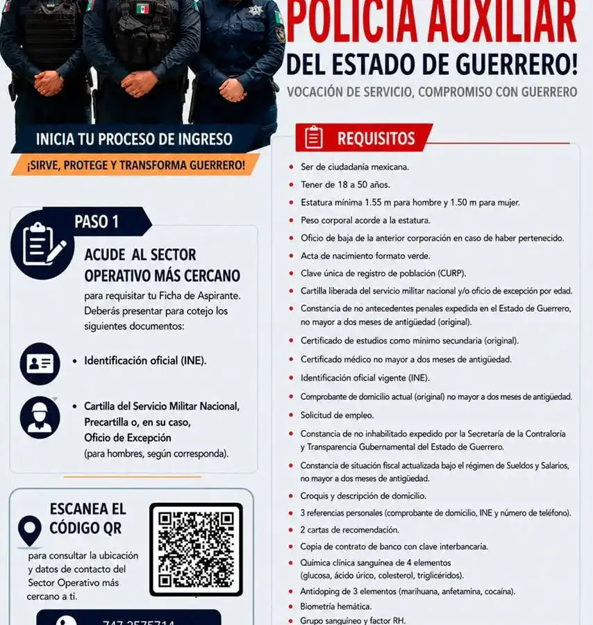 Edificio del Instituto de la Policía Auxiliar del Estado de Guerrero en Chilpancingo