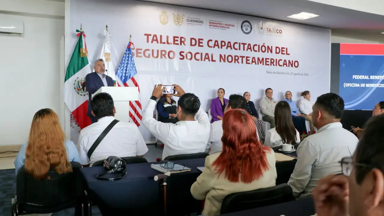 Taller de capacitación sobre el Seguro Social de Estados Unidos en Taxco, Guerrero