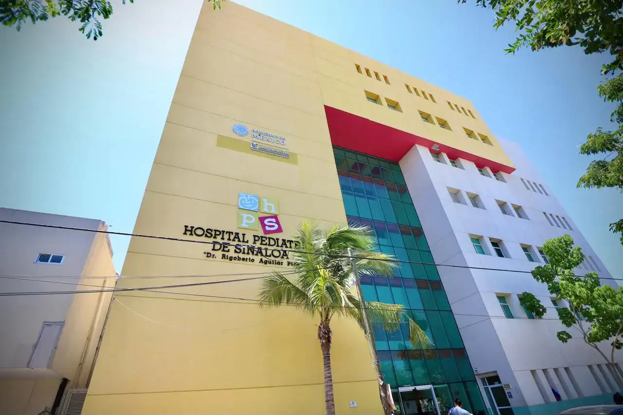 Fachada del Hospital Pediátrico IMSS Bienestar de Sinaloa en Culiacán