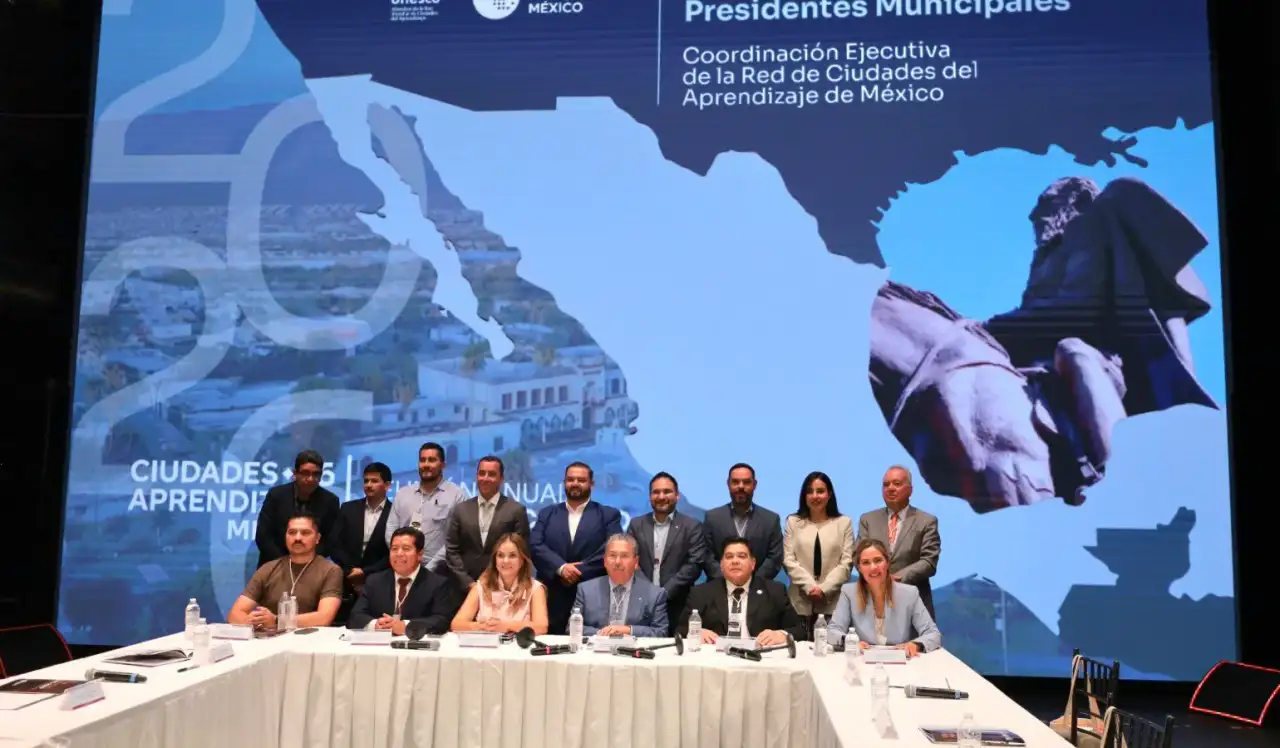 Reunión de representantes de ciudades del aprendizaje en General Escobedo, Nuevo León