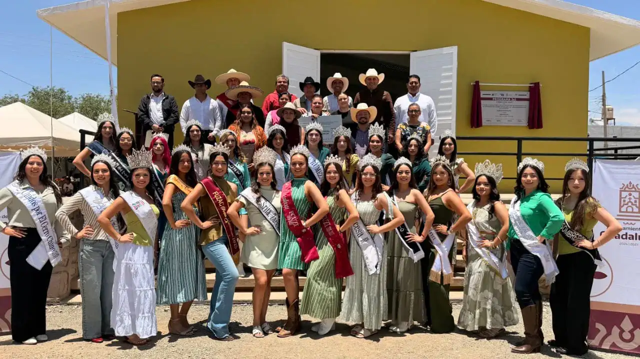 Ceremonia de inauguración del Templo de la Cofradía de San Juan Bautista en El Bordo, Guadalupe, Zacatecas