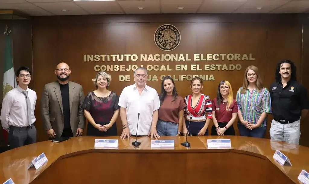 Reunión del INE Baja California con representantes de la sociedad civil
