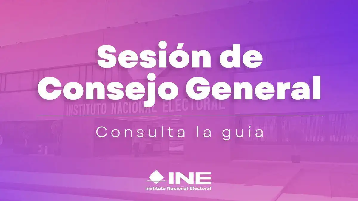 Sala de sesiones del Consejo General del INE con consejeros y pantallas