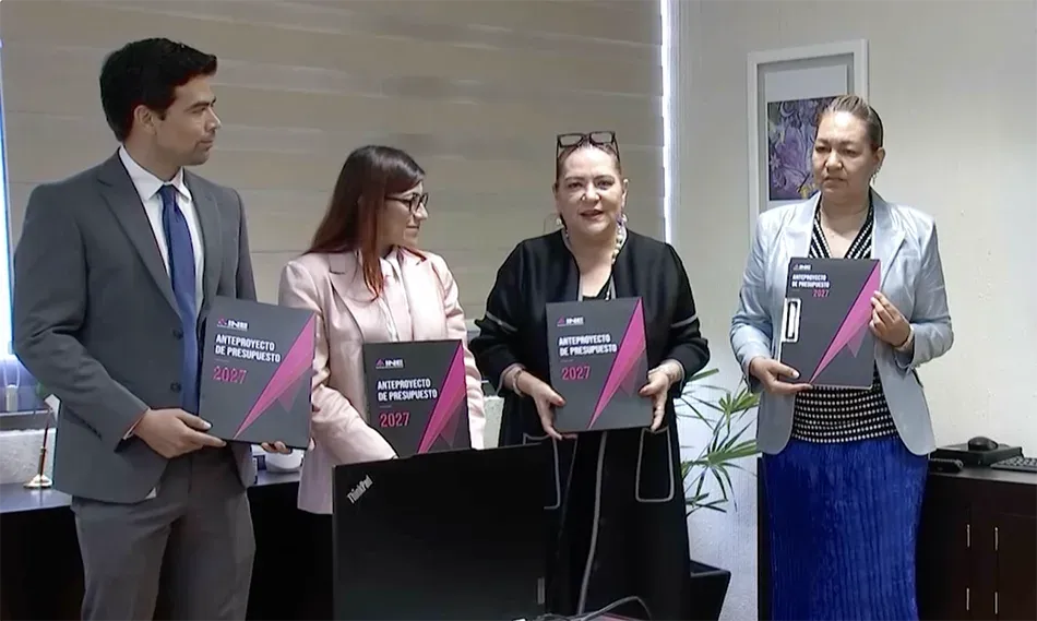 Sesión del INE donde se presenta el anteproyecto de presupuesto