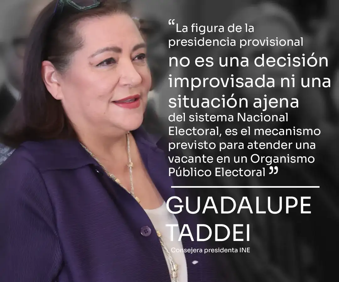 Logotipo del INE y portada de Central Electoral