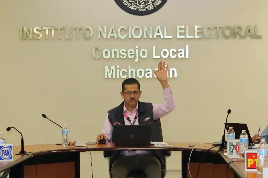 Módulo de atención ciudadana del INE en Michoacán