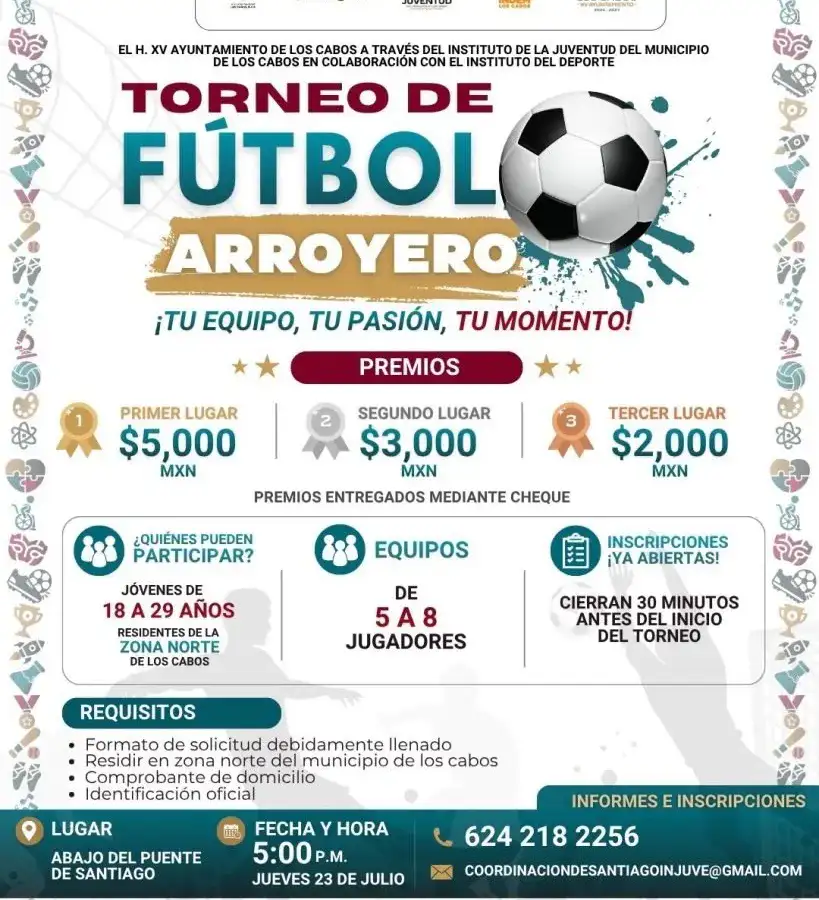 Jóvenes jugando fútbol arroyero bajo un puente de concreto