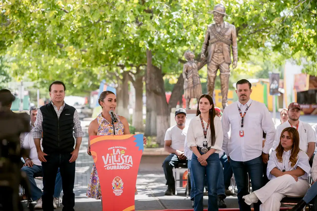 Vista del recinto ferial de La Villista durante la clausura