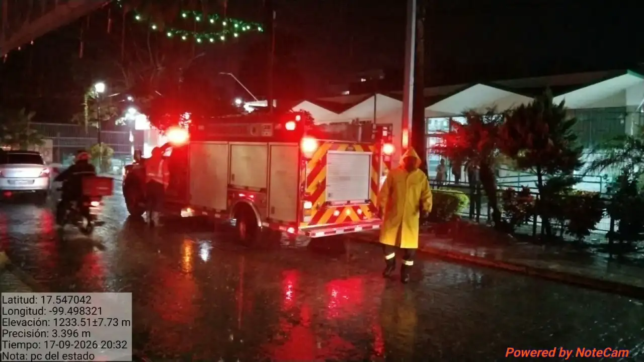 Avenida Alemán frente al IMSS en la colonia Centro de Chilpancingo, Guerrero