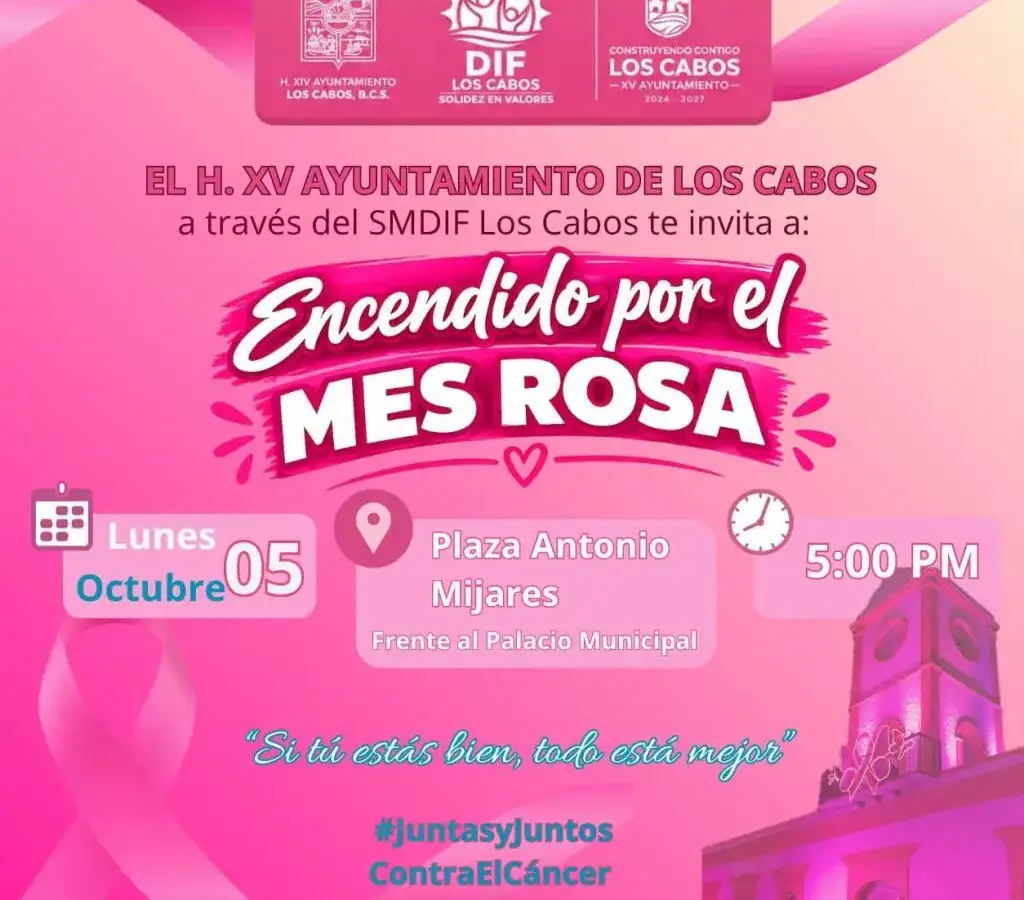 Plaza Antonio Mijares en San José del Cabo durante una actividad pública