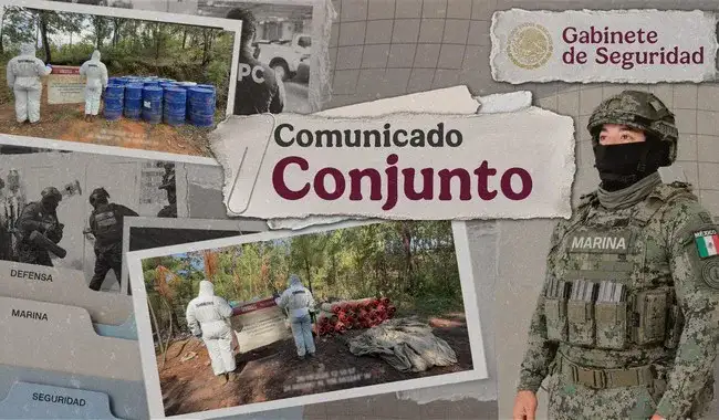 Operativo de autoridades federales en una zona serrana de Durango