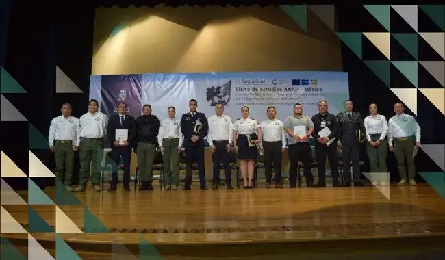 Ceremonia de clausura de la Visita de Estudios ANAP-México en Xalapa, Veracruz