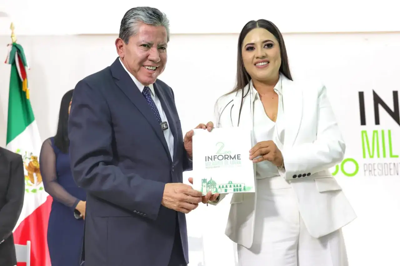 Gobernador David Monreal durante una sesión solemne en General Enrique Estrada, Zacatecas