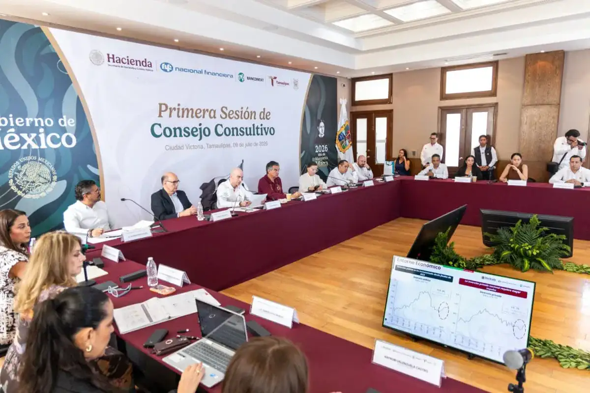 Reunión del Consejo Consultivo de Nafin en Palacio de Gobierno de Tamaulipas