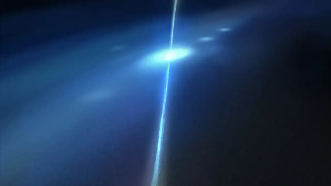 Logotipo de la NASA en fondo azul