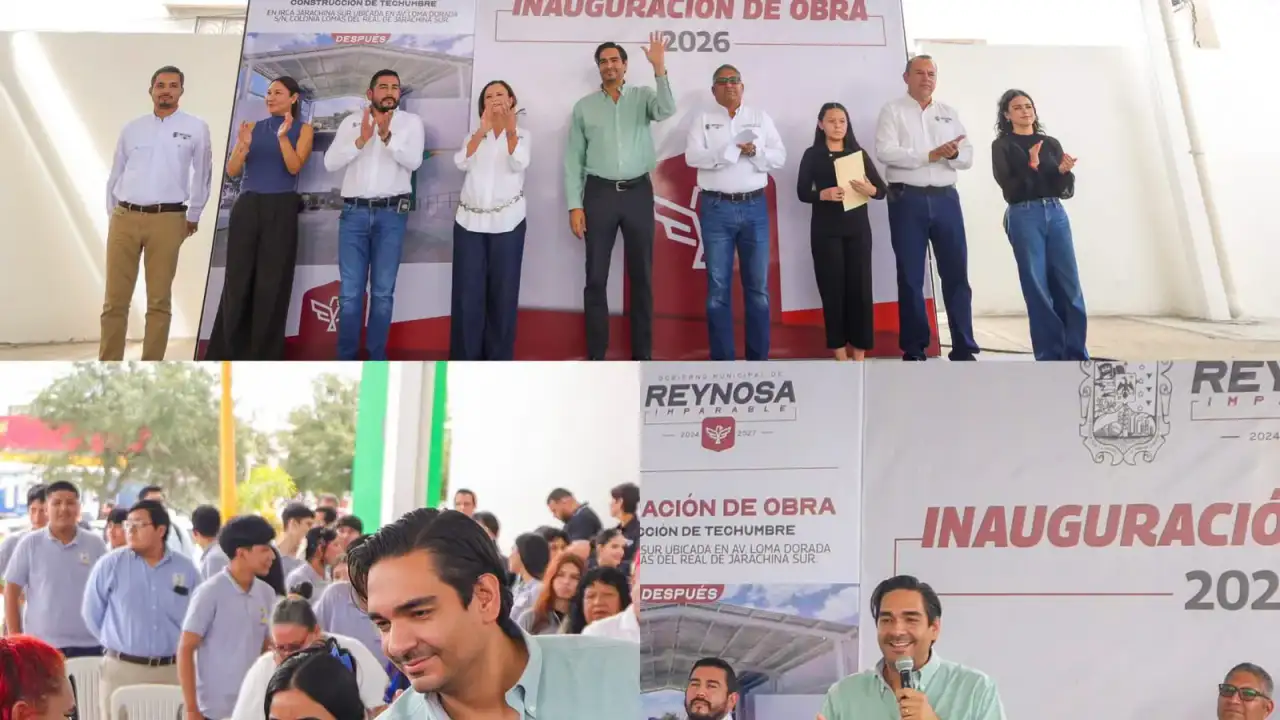 Techumbre nueva en el Instituto Reynosense para la Cultura y las Artes en Jarachina