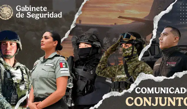 Elementos de seguridad durante un operativo en Sinaloa