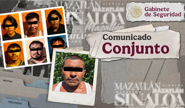 Elementos de seguridad durante un operativo en Mazatlán, Sinaloa