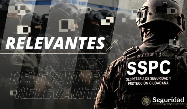 Elementos de seguridad durante un operativo en México