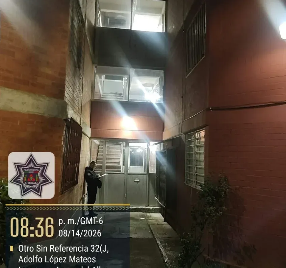 Patrulla de la Policía Municipal en una calle de Cuautitlán Izcalli