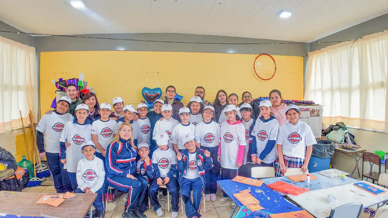 Niños en actividades educativas sobre patrimonio cultural en Zacatecas