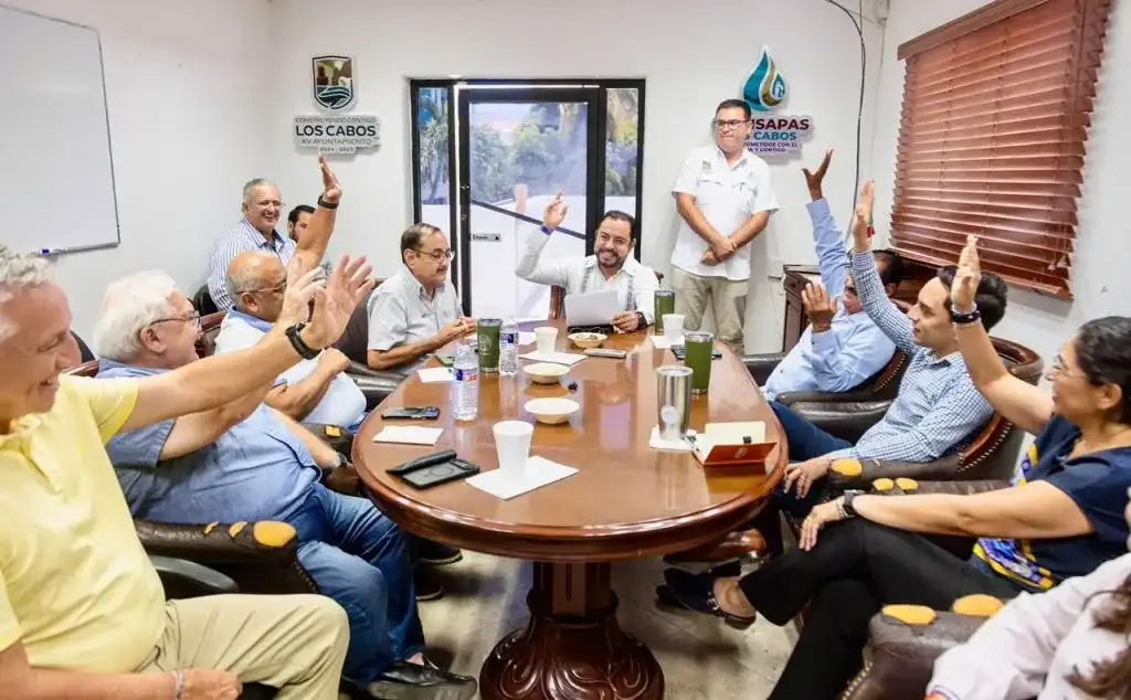 Sesión de la Junta de Gobierno de OOMSAPAS Los Cabos