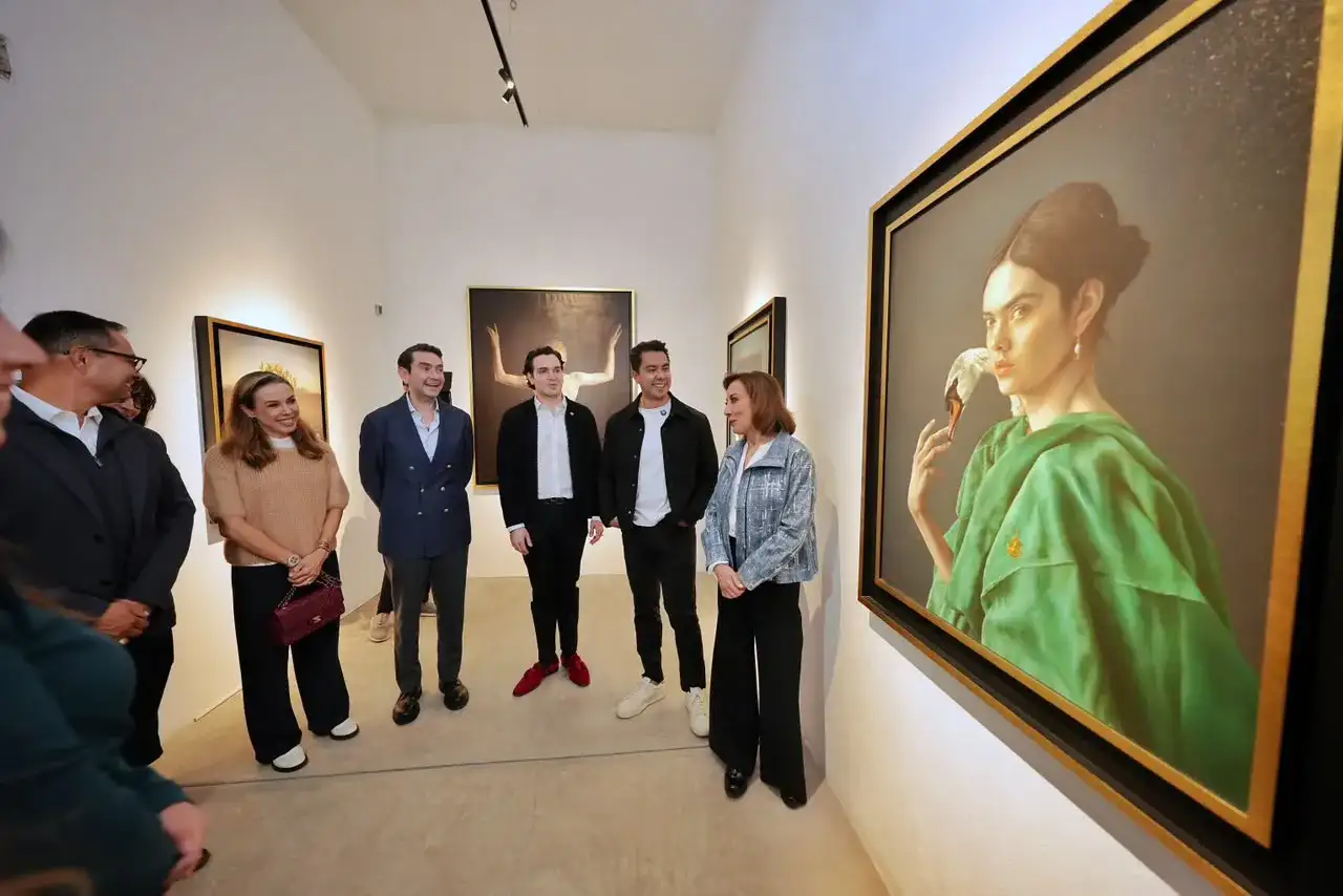 Inauguración de la exposición de Manuel Lomelí en el Museo M108 de Querétaro